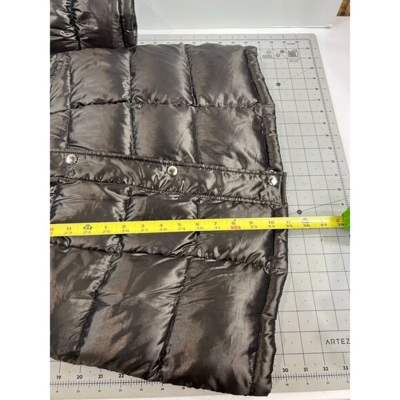 Michael Kors Womens Packable Down Jacket Puffer Style M Metallic Gray - Picture 11 of 11